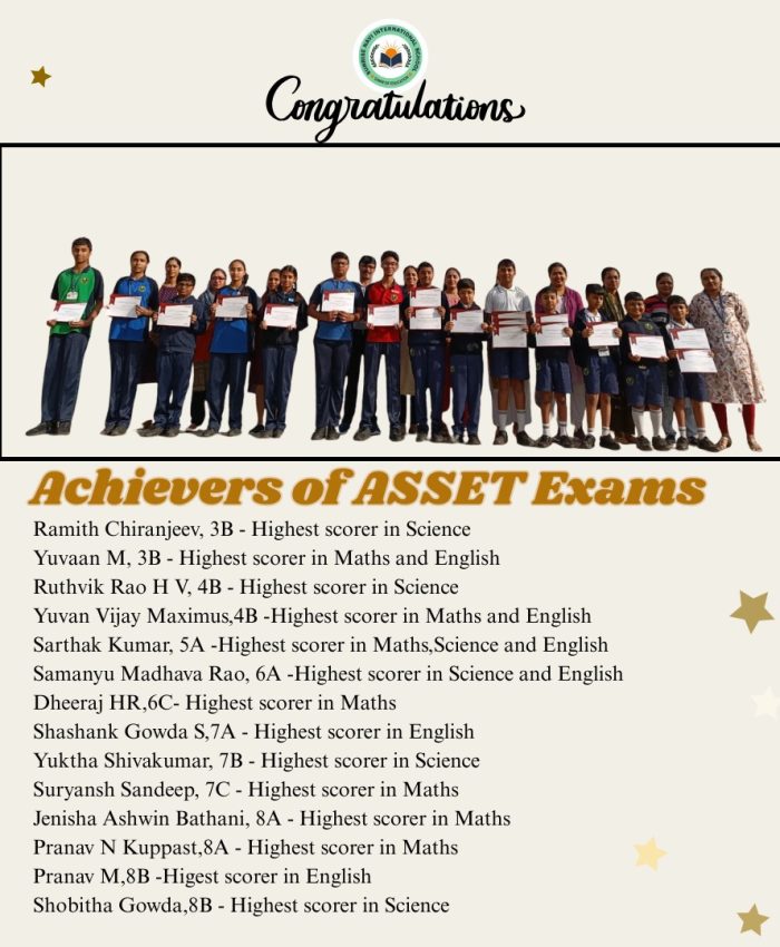 Achievers of ASSET Examination